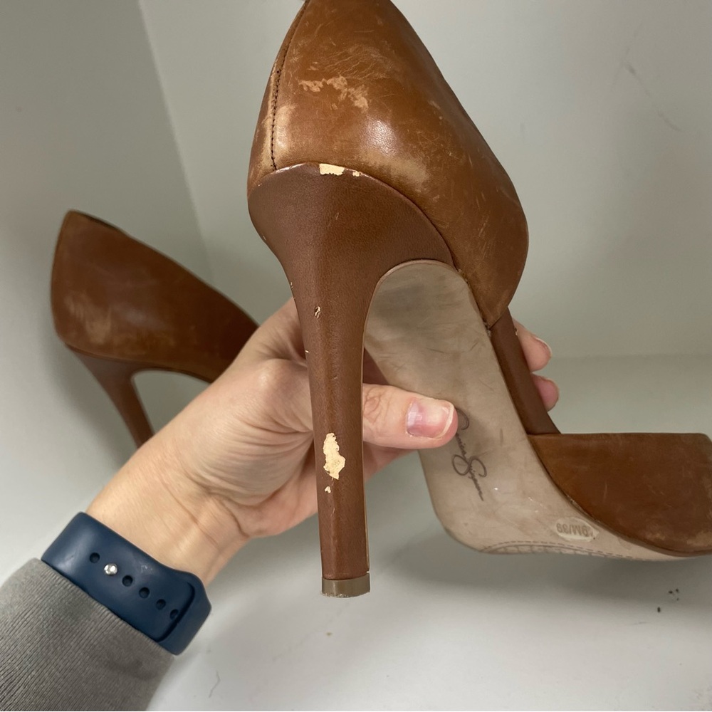 Jessica Simpson Tan Heels - Picture 6 of 6